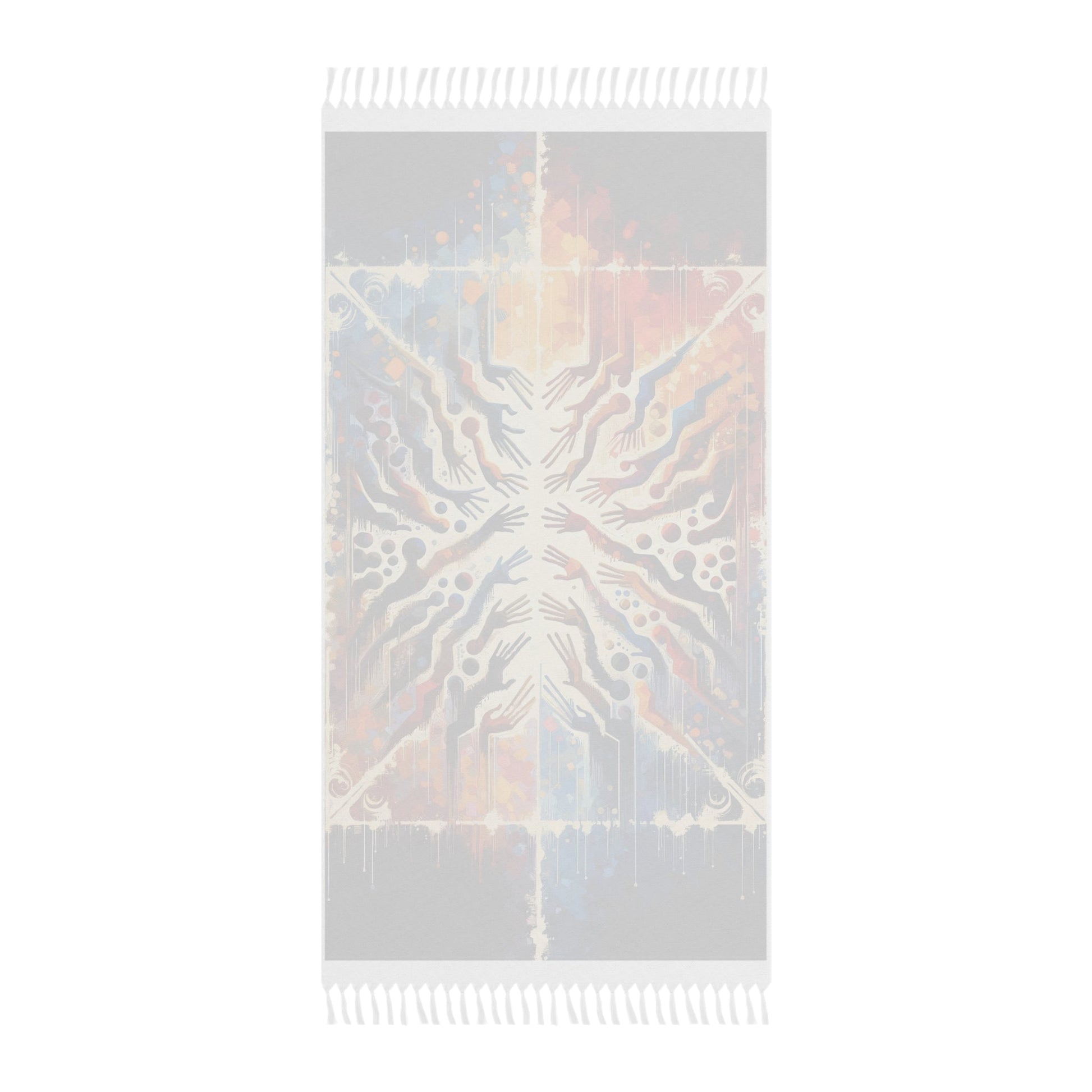 Architects Wisdom Tachism Boho Beach Cloth - ATUH.ART