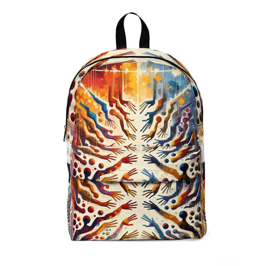 Architects Wisdom Tachism Unisex Classic Backpack - ATUH.ART