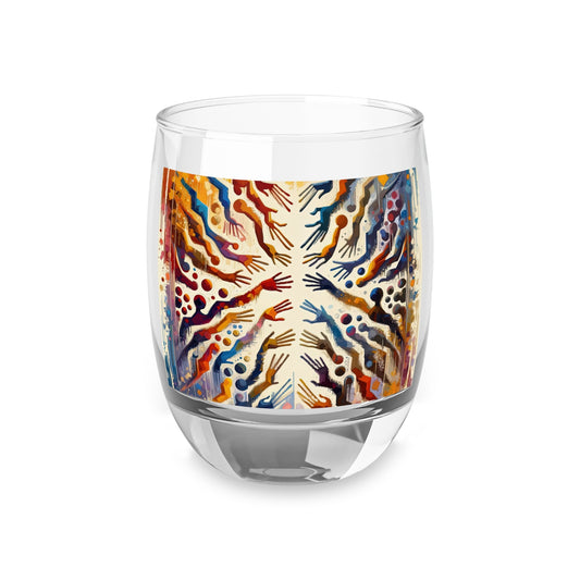 Architects Wisdom Tachism Whiskey Glass - ATUH.ART