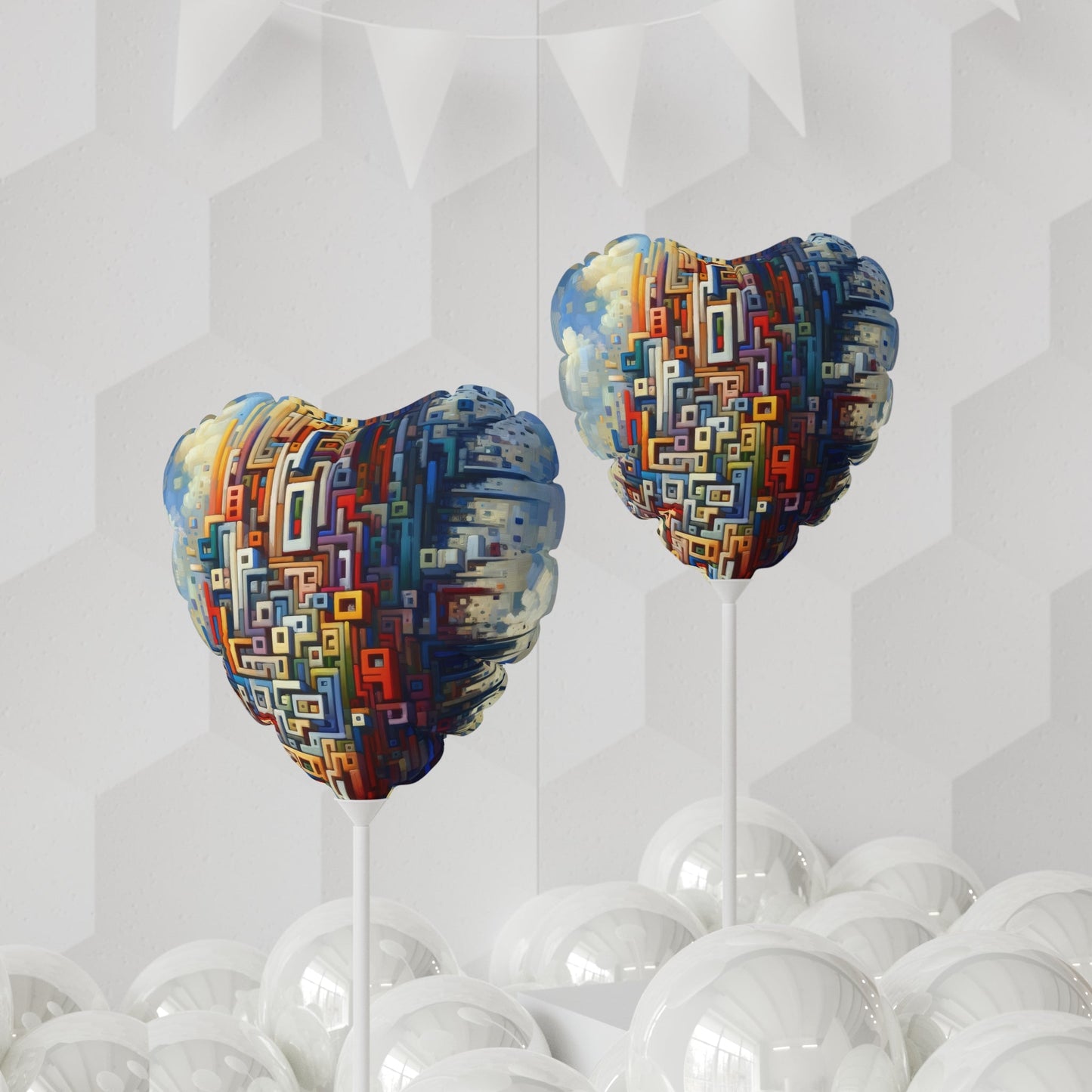 Architectural Endeavor Tapestry Balloon (Round and Heart-shaped), 11" - ATUH.ART