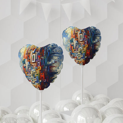 Architectural Endeavor Tapestry Balloon (Round and Heart-shaped), 11" - ATUH.ART