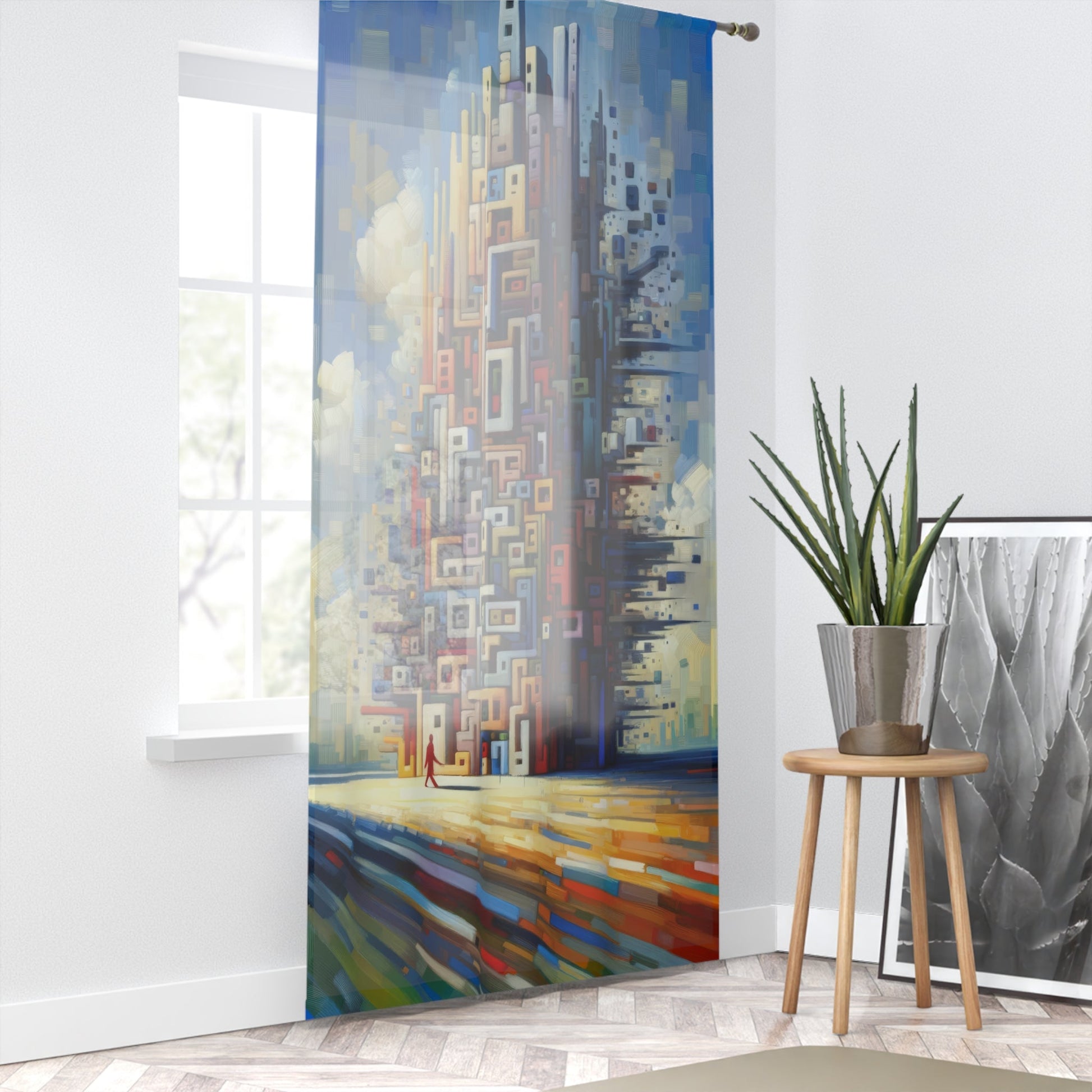 Architectural Endeavor Tapestry Window Curtain - ATUH.ART