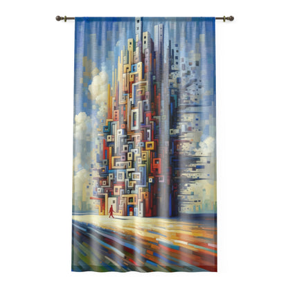 Architectural Endeavor Tapestry Window Curtain - ATUH.ART