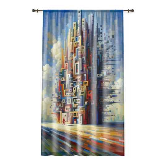 Architectural Endeavor Tapestry Window Curtain - ATUH.ART