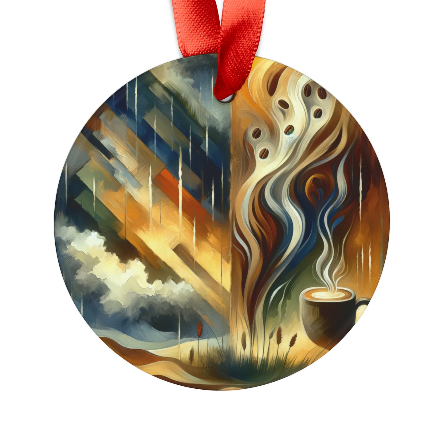 Aromatic Earth Encounter Acrylic Ornament with Ribbon - ATUH.ART