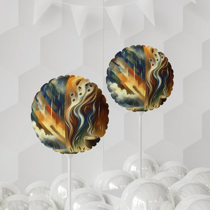 Aromatic Earth Encounter Balloon (Round and Heart-shaped), 11" - ATUH.ART