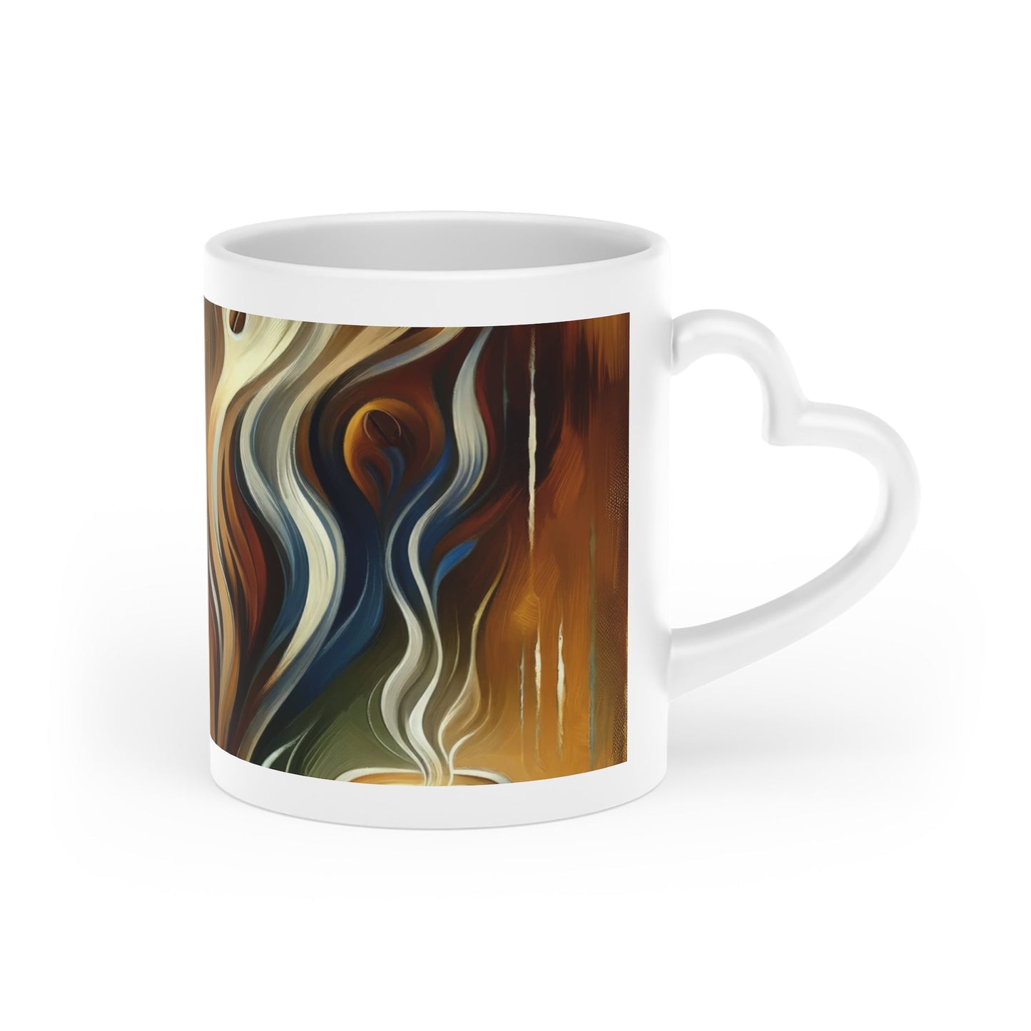 Aromatic Earth Encounter Heart-Shaped Mug - ATUH.ART