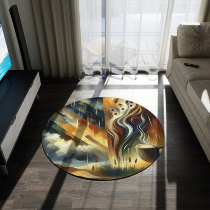 Aromatic Earth Encounter Round Rug - ATUH.ART