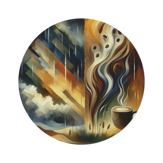 Aromatic Earth Encounter Round Rug - ATUH.ART