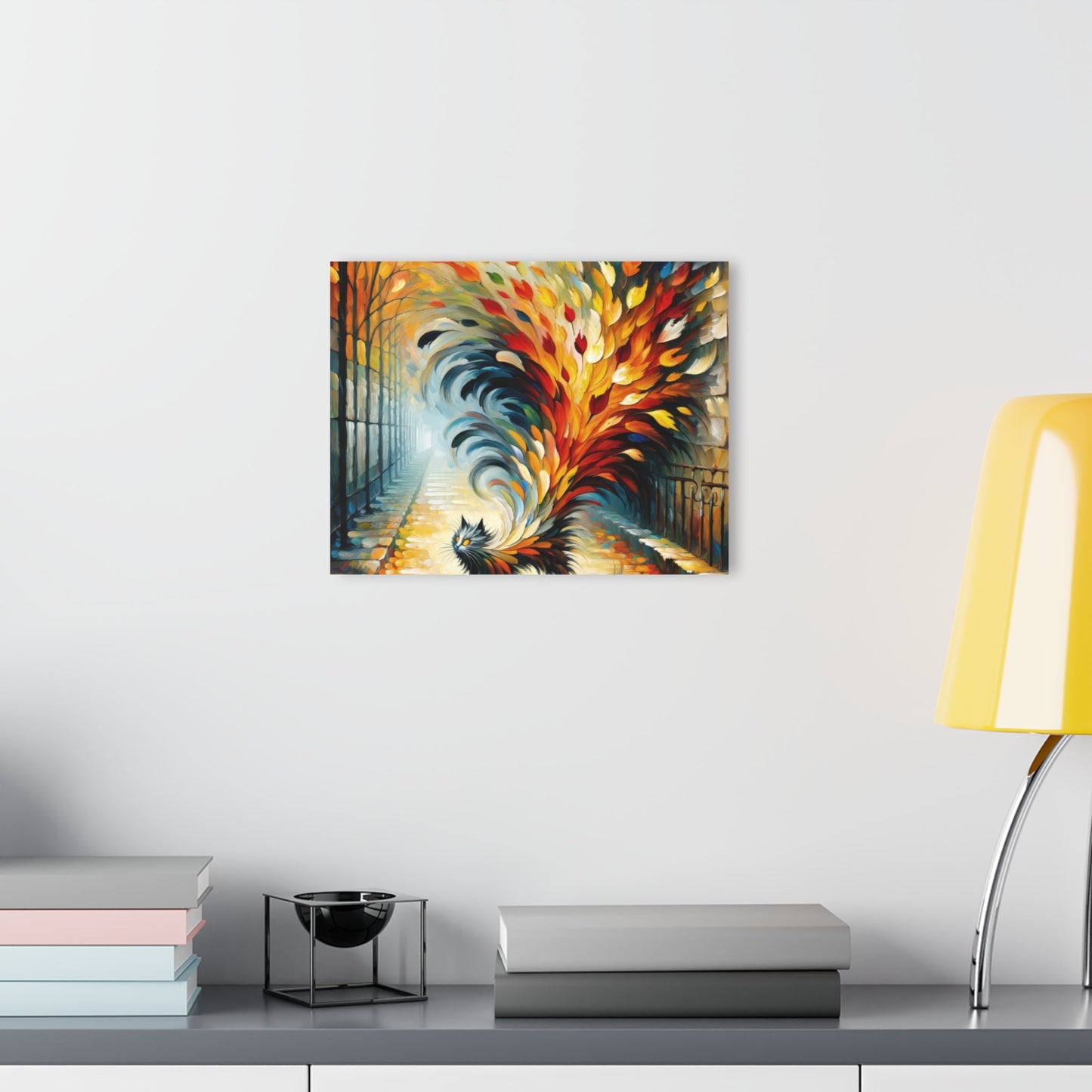 Autumn Whirlwind Escape Acrylic Prints (French Cleat Hanging) - ATUH.ART