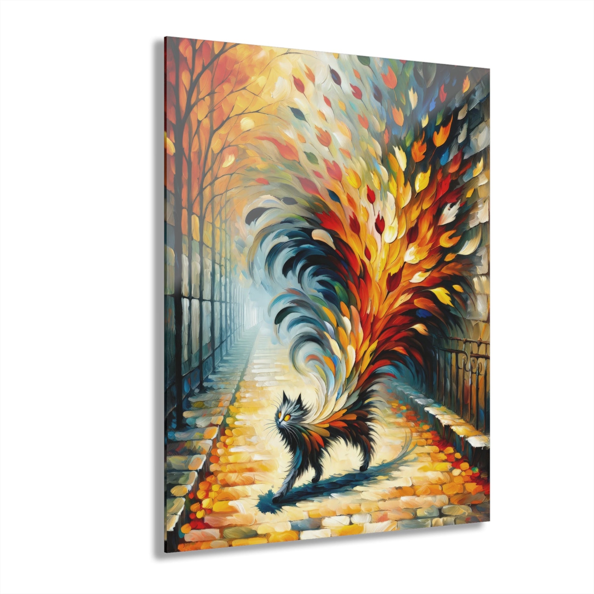 Autumn Whirlwind Escape Acrylic Prints (French Cleat Hanging) - ATUH.ART
