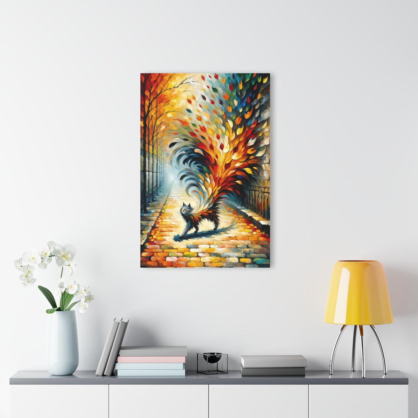 Autumn Whirlwind Escape Acrylic Prints (French Cleat Hanging) - ATUH.ART