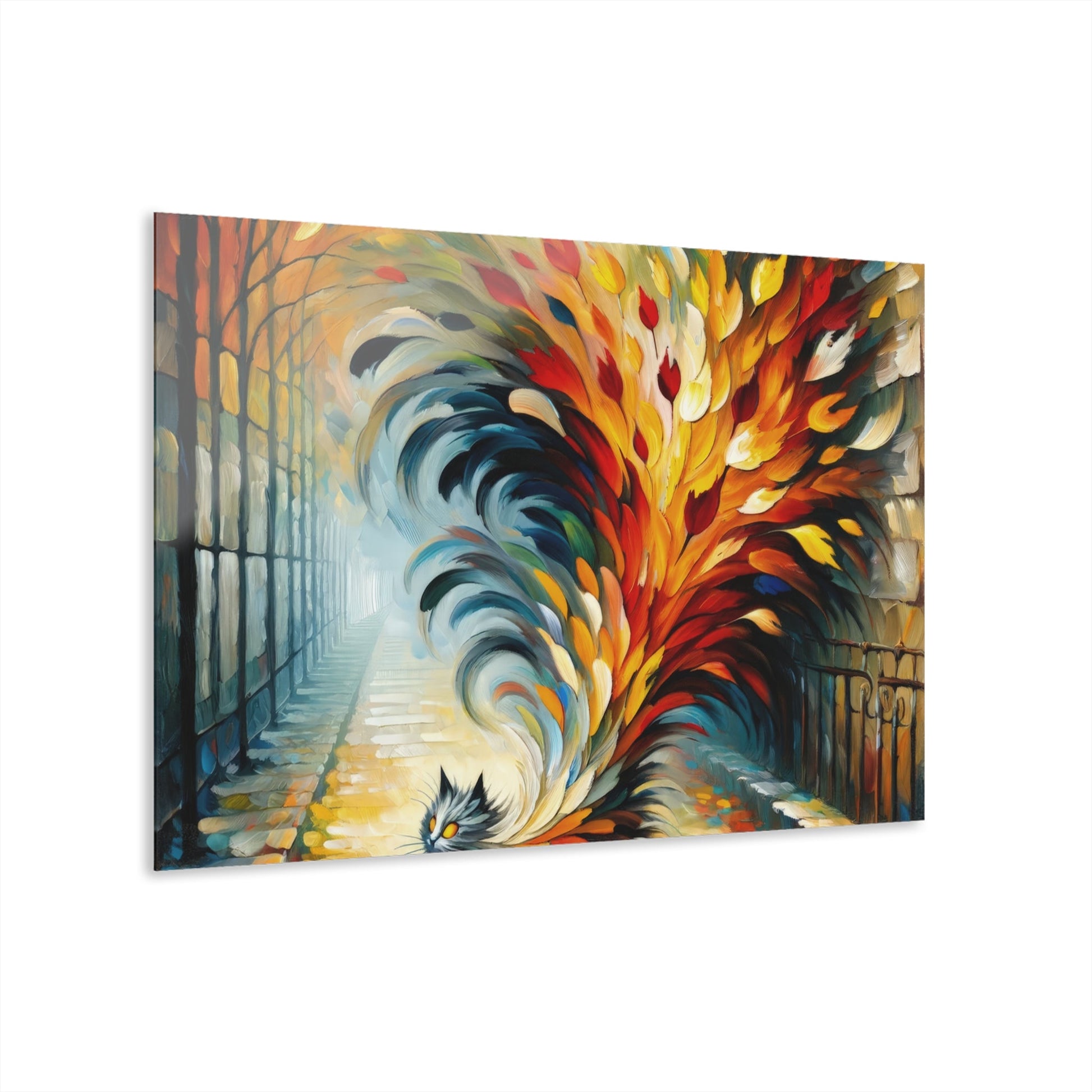 Autumn Whirlwind Escape Acrylic Prints (French Cleat Hanging) - ATUH.ART