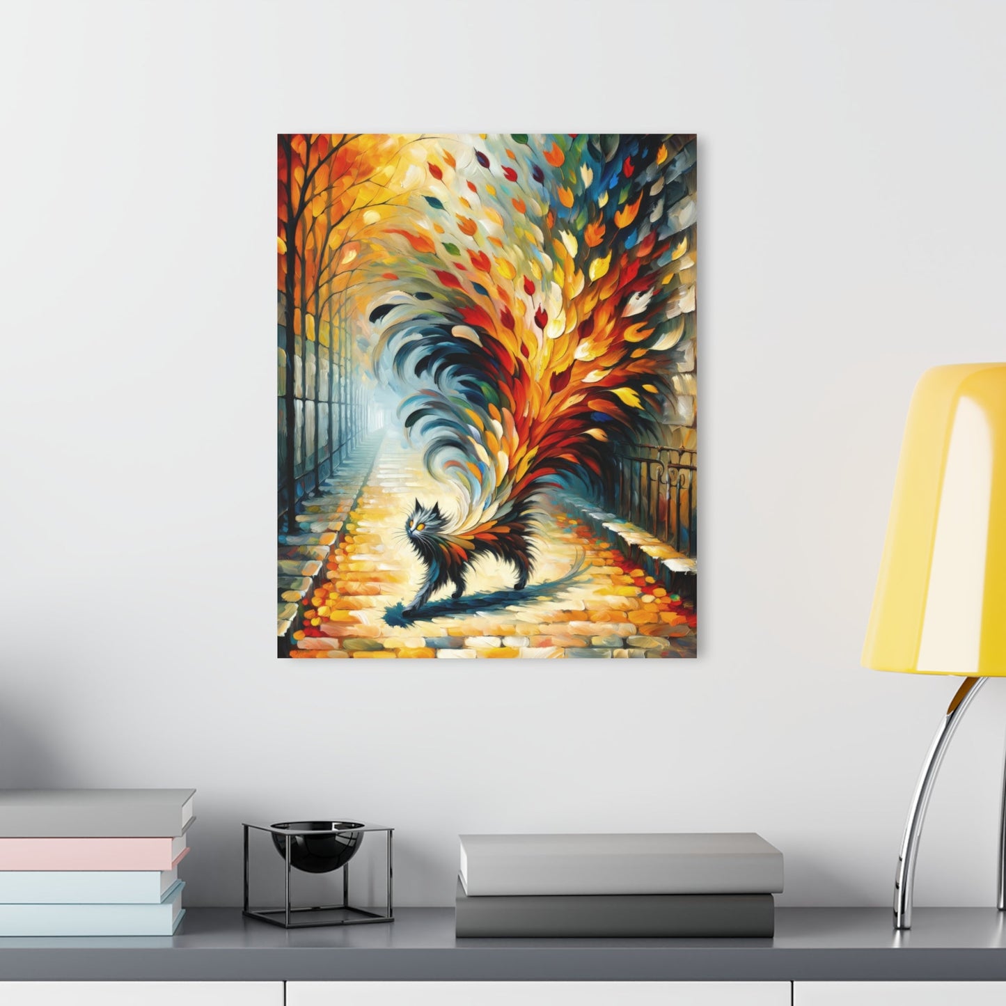 Autumn Whirlwind Escape Acrylic Prints (French Cleat Hanging) - ATUH.ART
