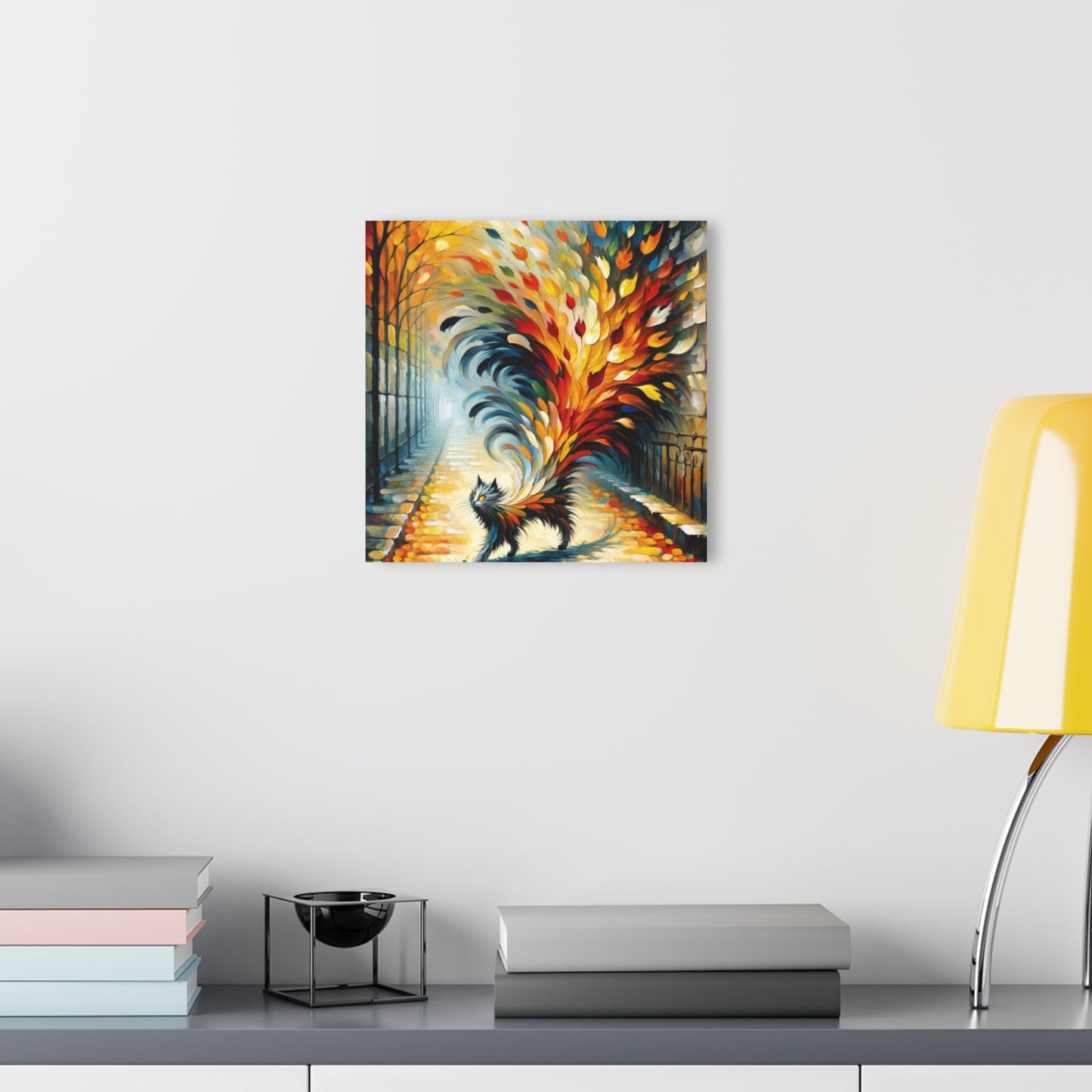 Autumn Whirlwind Escape Acrylic Prints (French Cleat Hanging) - ATUH.ART