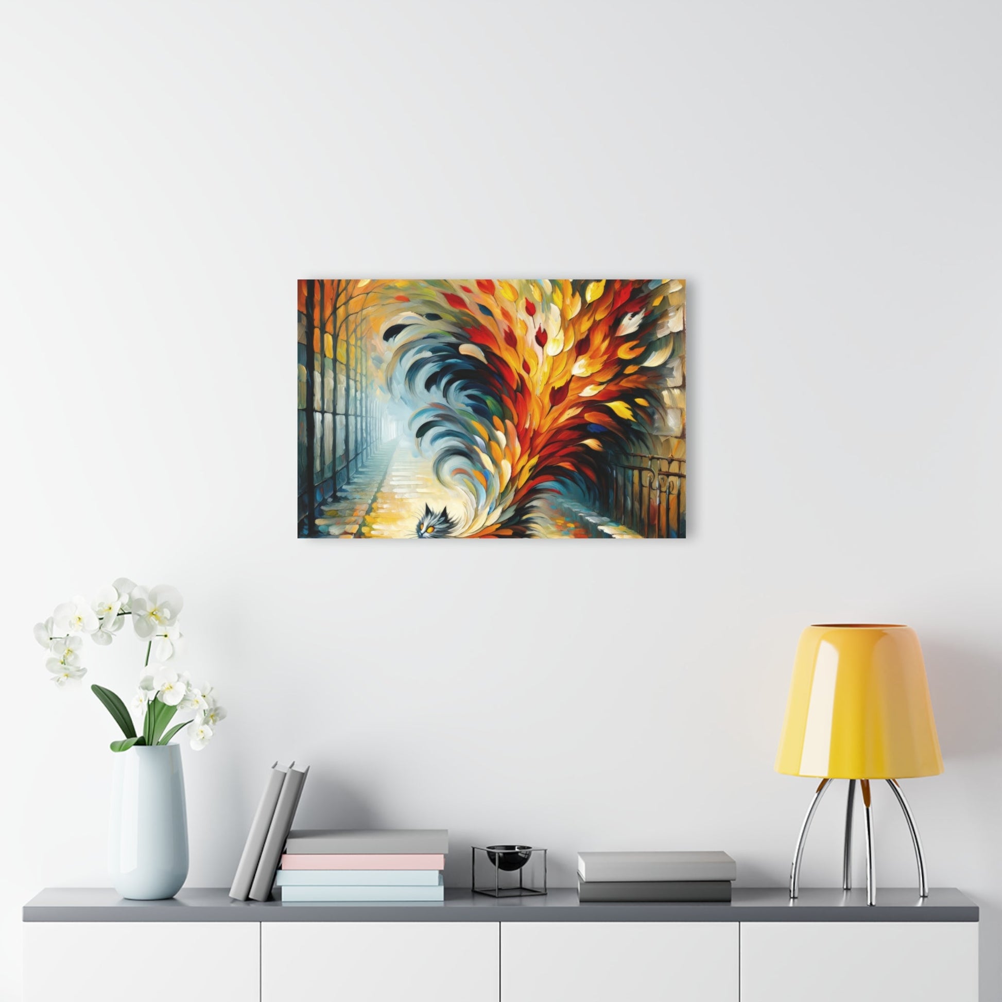 Autumn Whirlwind Escape Acrylic Prints (French Cleat Hanging) - ATUH.ART