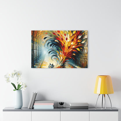 Autumn Whirlwind Escape Acrylic Prints (French Cleat Hanging) - ATUH.ART