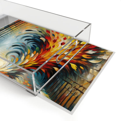 Autumn Whirlwind Escape Acrylic Serving Tray - ATUH.ART