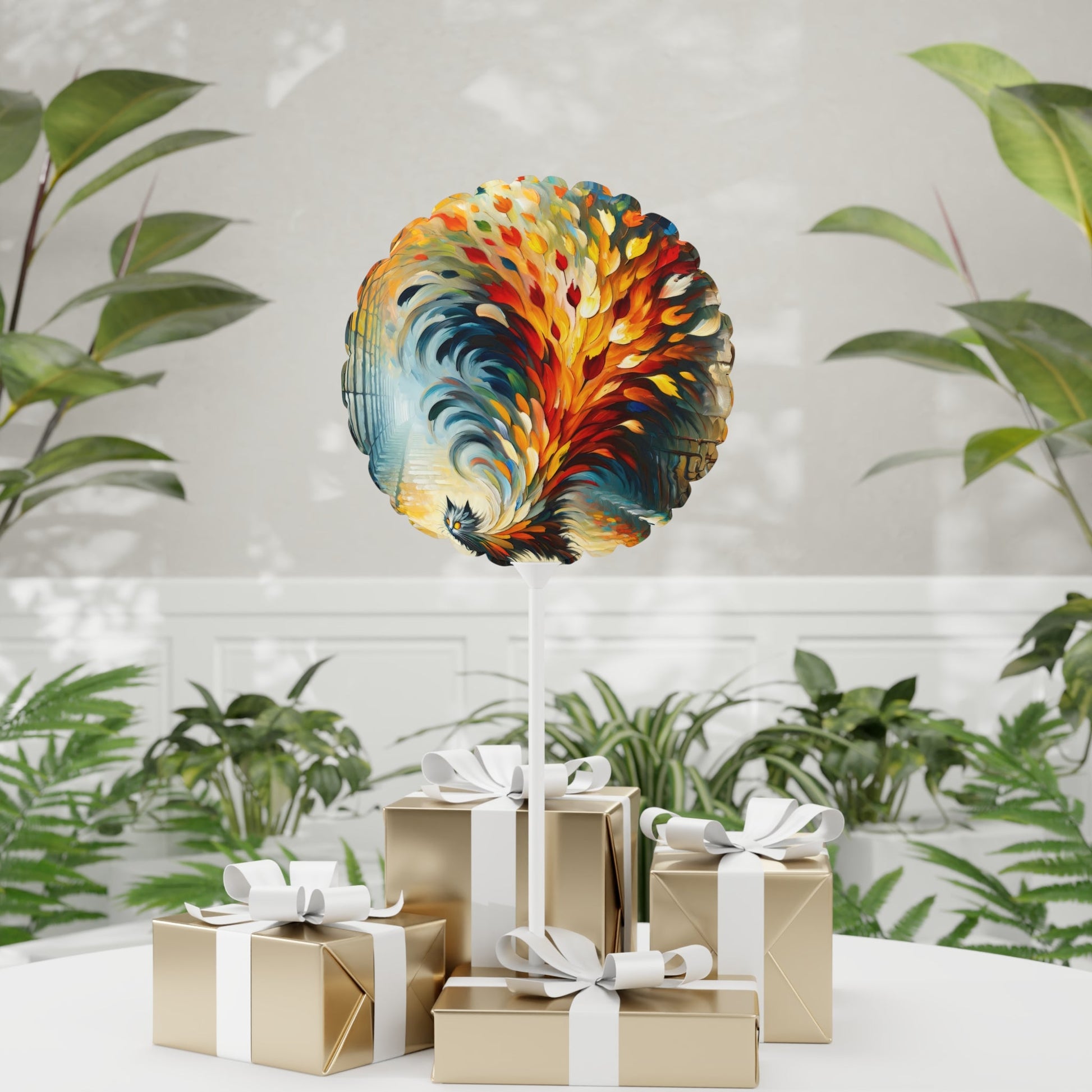 Autumn Whirlwind Escape Balloon (Round and Heart-shaped), 11" - ATUH.ART