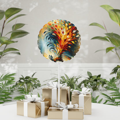 Autumn Whirlwind Escape Balloon (Round and Heart-shaped), 11" - ATUH.ART