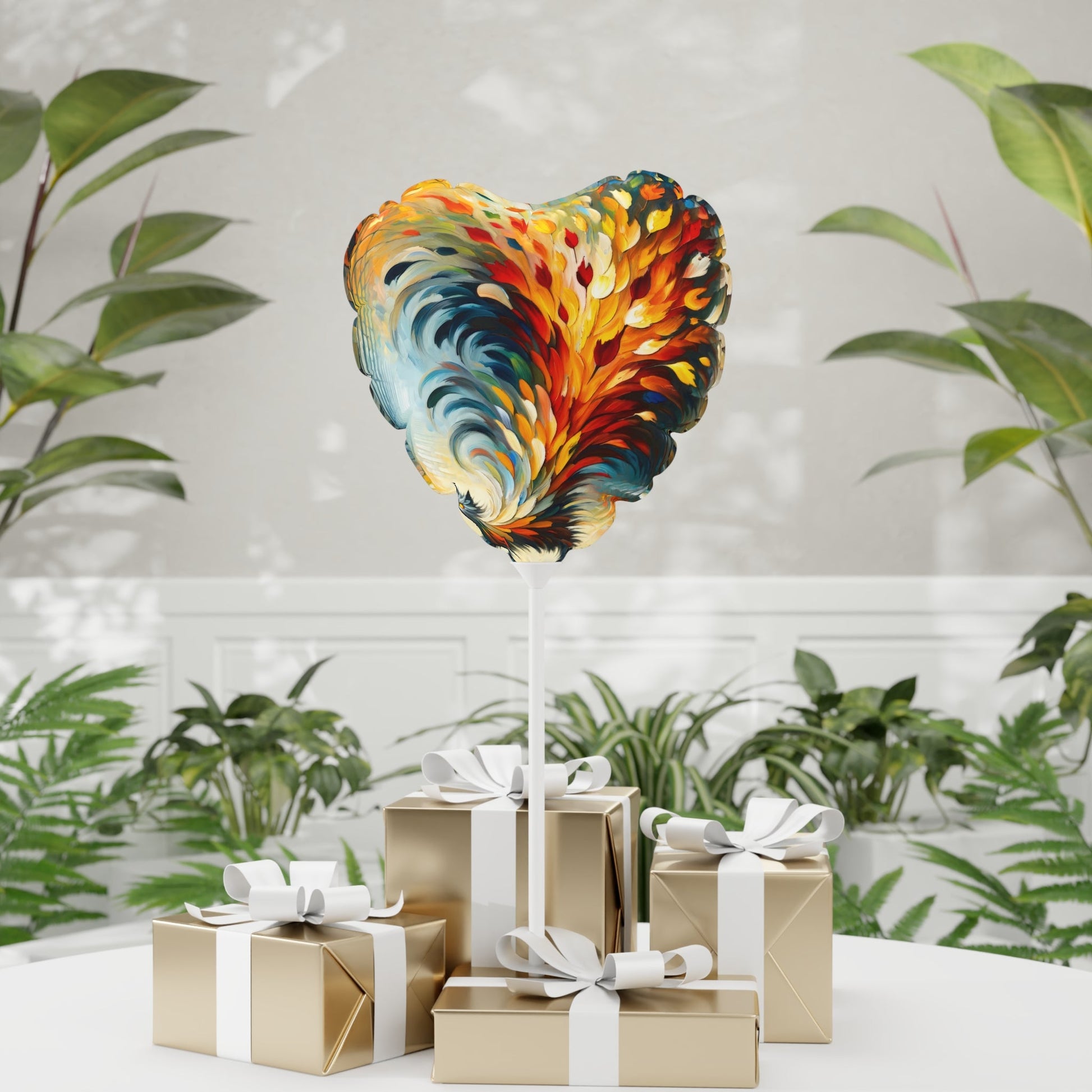 Autumn Whirlwind Escape Balloon (Round and Heart-shaped), 11" - ATUH.ART