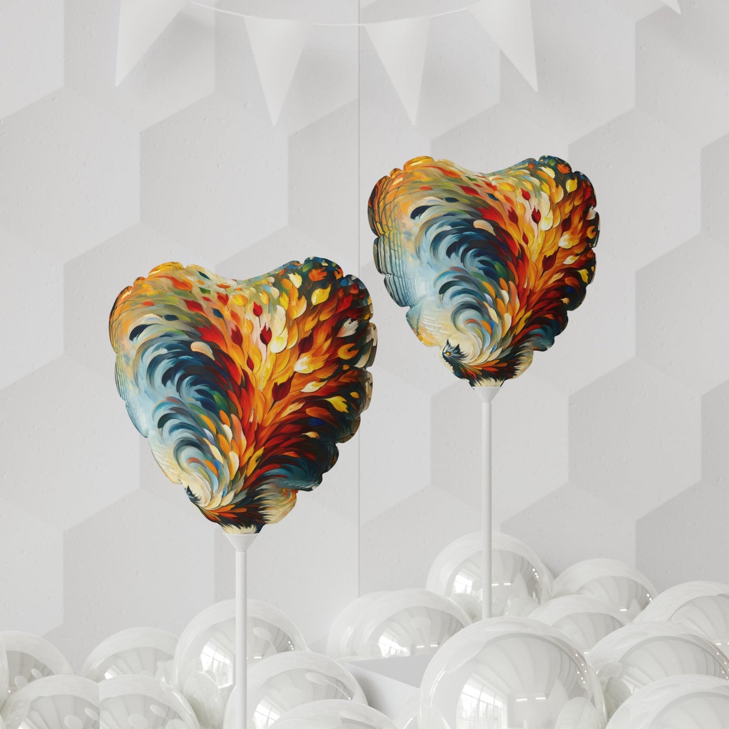 Autumn Whirlwind Escape Balloon (Round and Heart-shaped), 11" - ATUH.ART