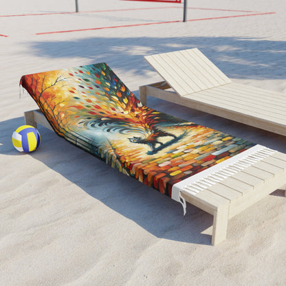 Autumn Whirlwind Escape Boho Beach Cloth - ATUH.ART