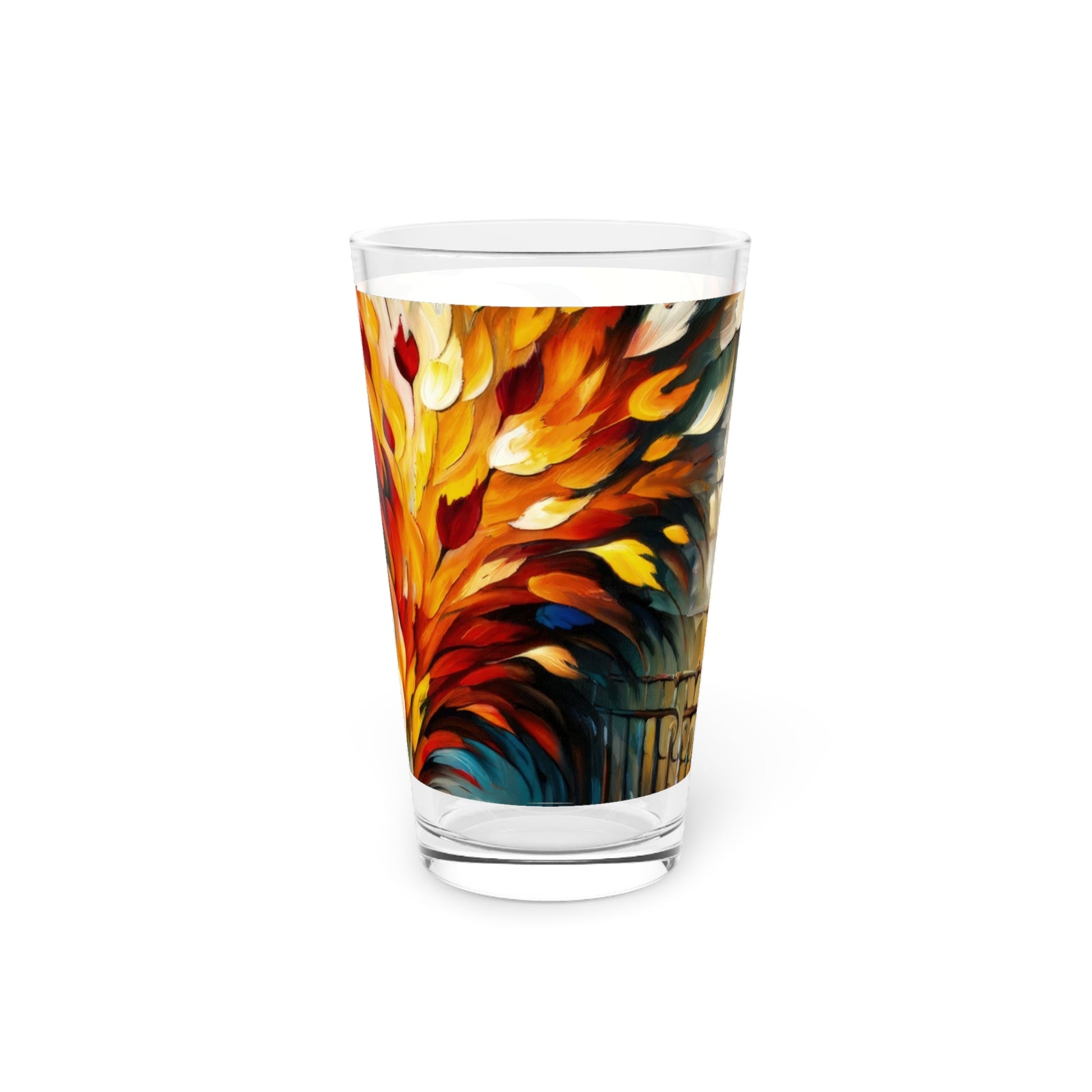 Autumn Whirlwind Escape Pint Glass, 16oz - ATUH.ART