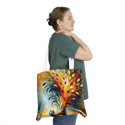 Autumn Whirlwind Escape Shoulder Tote Bag (AOP) - ATUH.ART