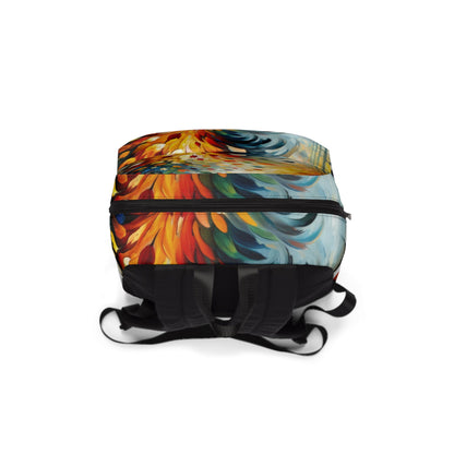 Autumn Whirlwind Escape Unisex Classic Backpack - ATUH.ART