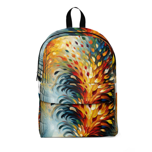 Autumn Whirlwind Escape Unisex Classic Backpack - ATUH.ART