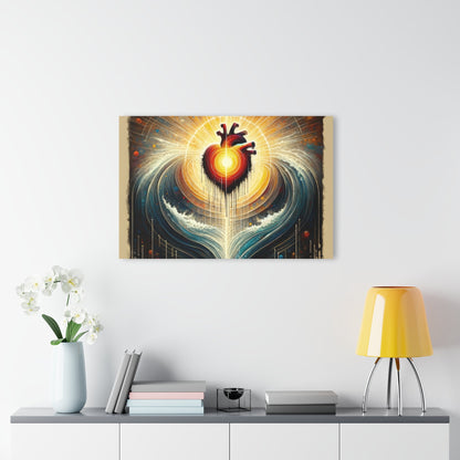 Awakened Heart Waves Acrylic Prints (French Cleat Hanging) - ATUH.ART