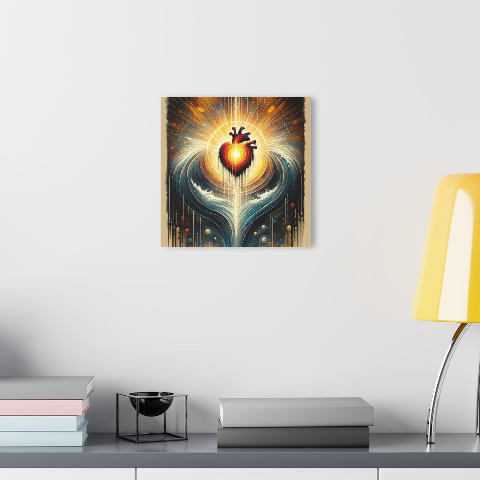 Awakened Heart Waves Acrylic Prints (French Cleat Hanging) - ATUH.ART