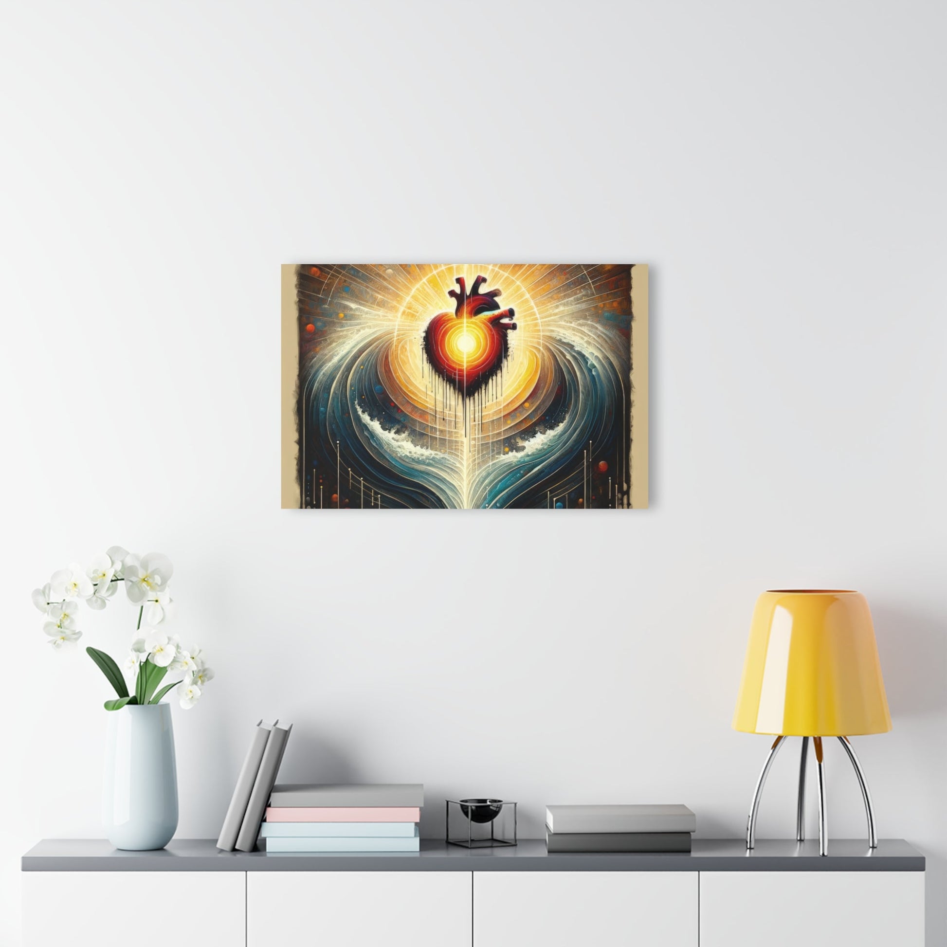 Awakened Heart Waves Acrylic Prints (French Cleat Hanging) - ATUH.ART