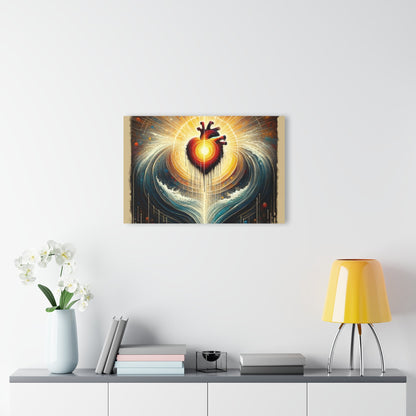 Awakened Heart Waves Acrylic Prints (French Cleat Hanging) - ATUH.ART