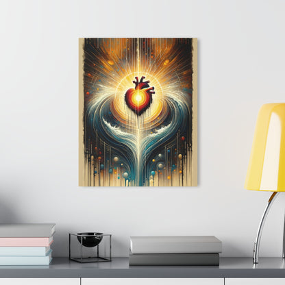 Awakened Heart Waves Acrylic Prints (French Cleat Hanging) - ATUH.ART