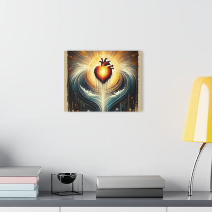 Awakened Heart Waves Acrylic Prints (French Cleat Hanging) - ATUH.ART