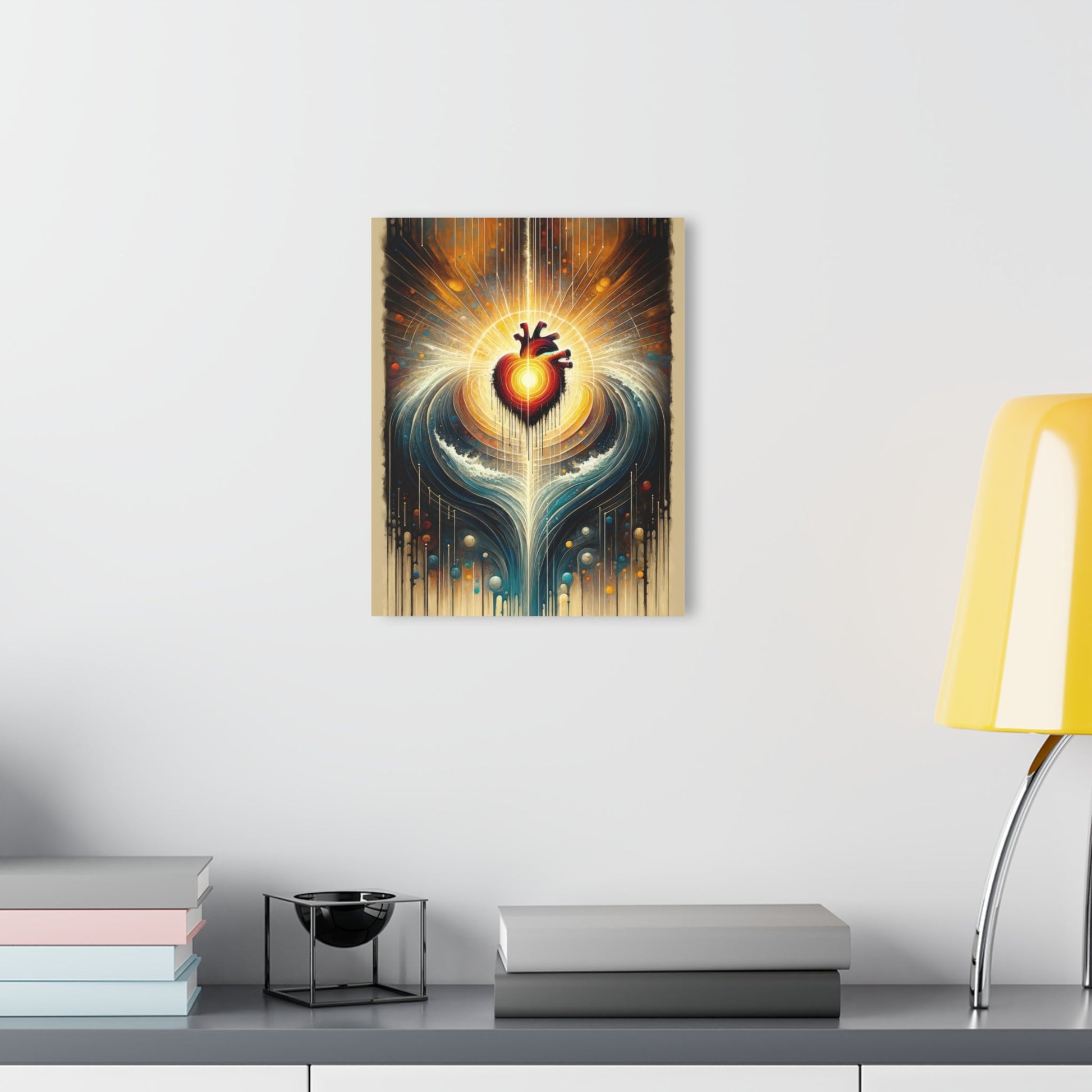 Awakened Heart Waves Acrylic Prints (French Cleat Hanging) - ATUH.ART