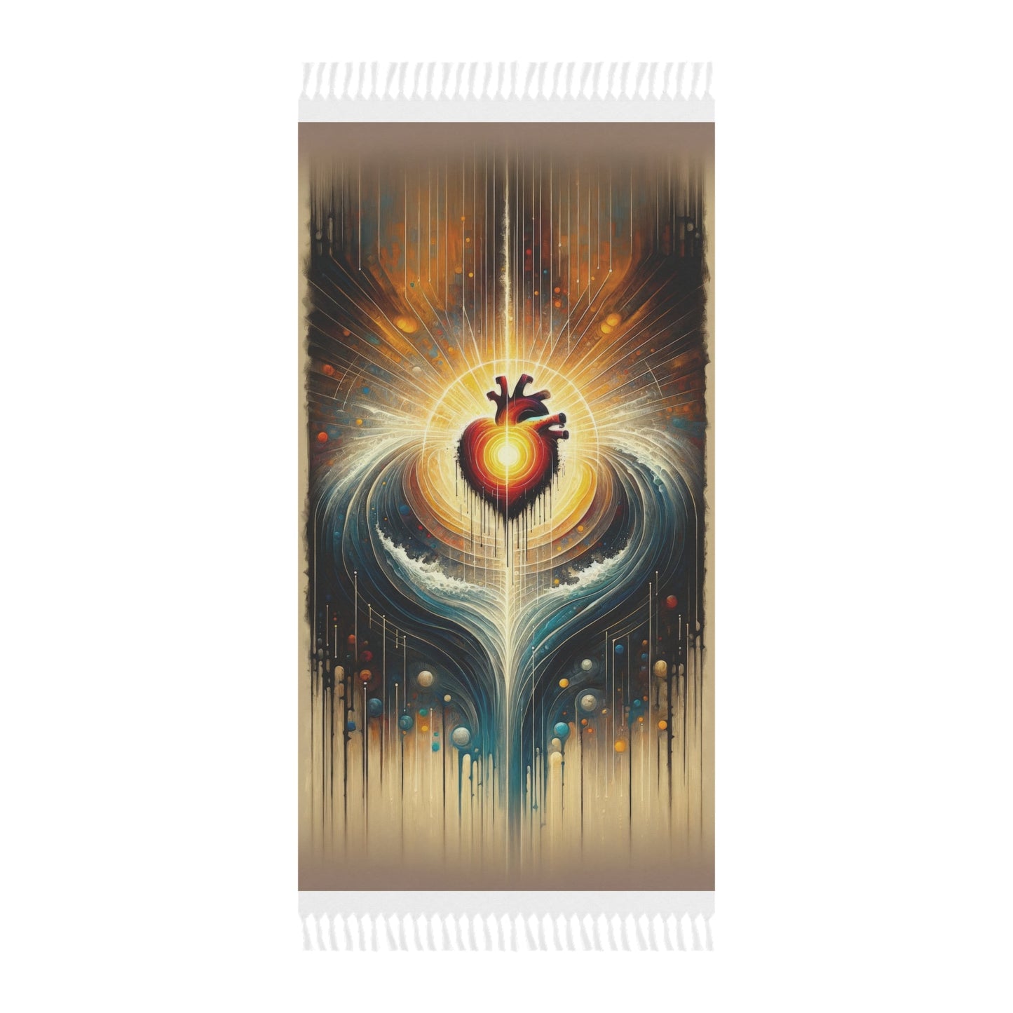 Awakened Heart Waves Boho Beach Cloth - ATUH.ART