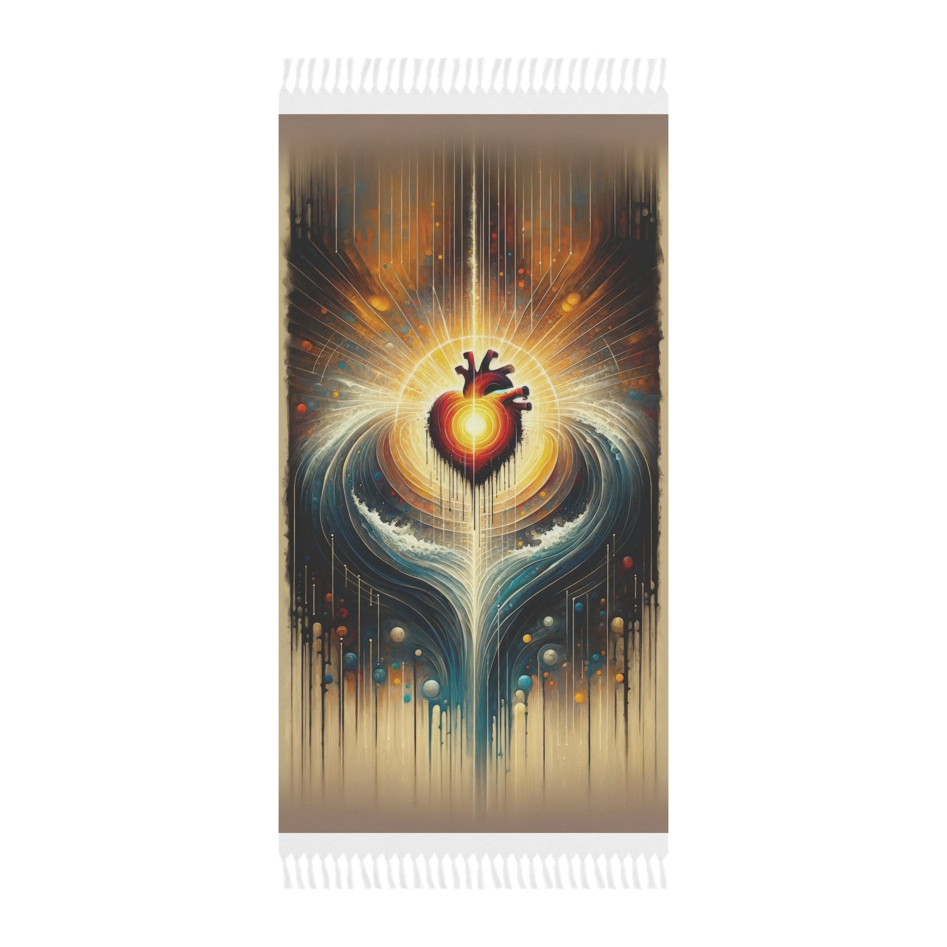 Awakened Heart Waves Boho Beach Cloth - ATUH.ART