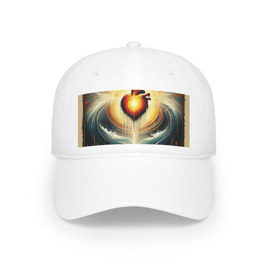 Awakened Heart Waves Low Profile Baseball Cap - ATUH.ART