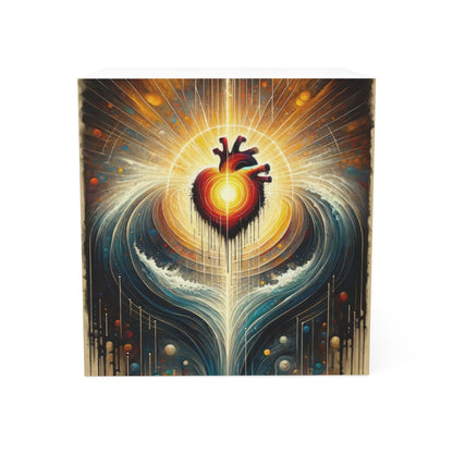 Awakened Heart Waves Note Cube - ATUH.ART