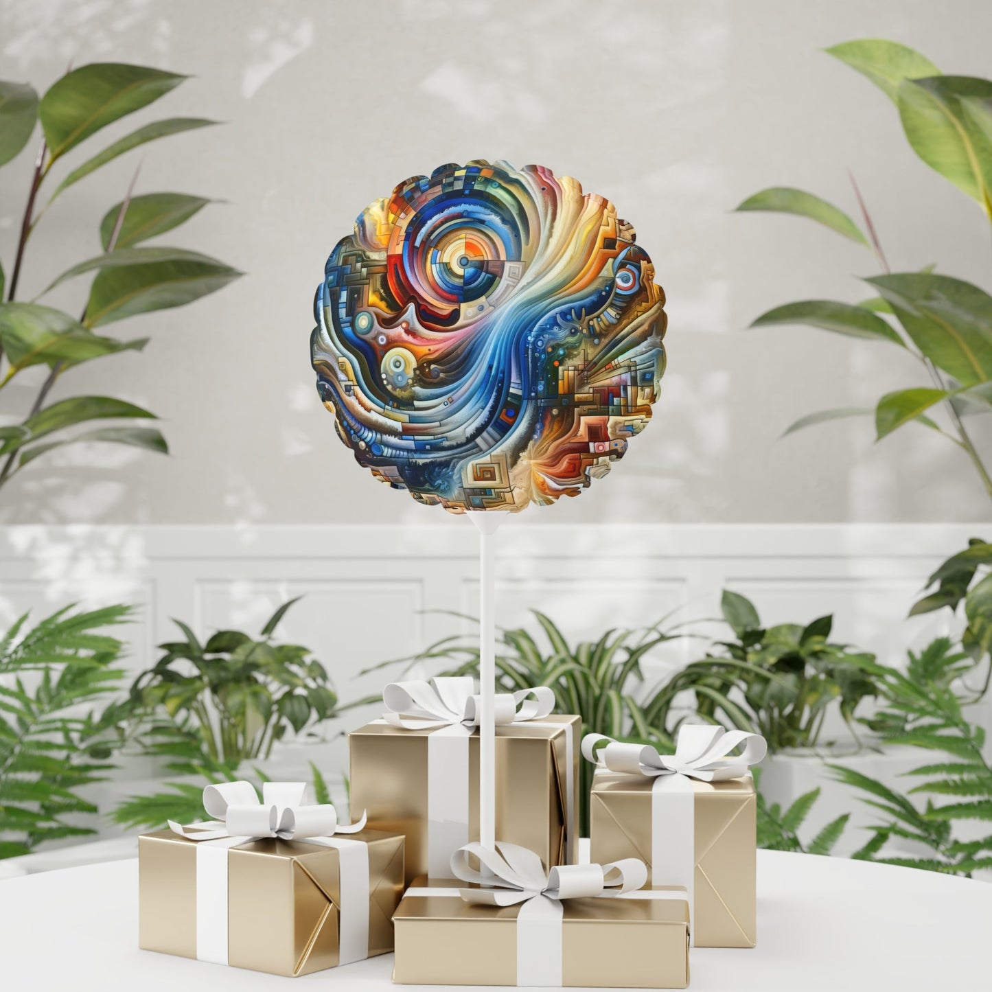 Awakening Spiral Empowerment Balloon (Round and Heart-shaped), 11" - ATUH.ART