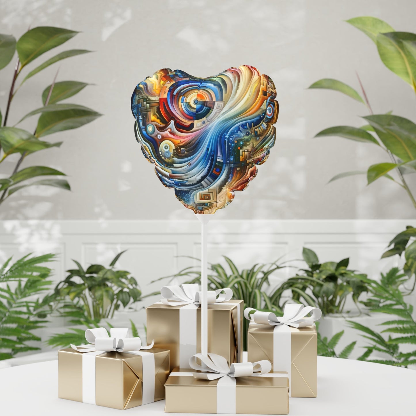 Awakening Spiral Empowerment Balloon (Round and Heart-shaped), 11" - ATUH.ART