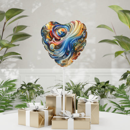 Awakening Spiral Empowerment Balloon (Round and Heart-shaped), 11" - ATUH.ART