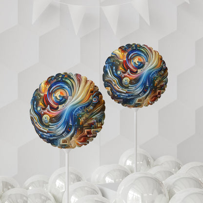 Awakening Spiral Empowerment Balloon (Round and Heart-shaped), 11" - ATUH.ART