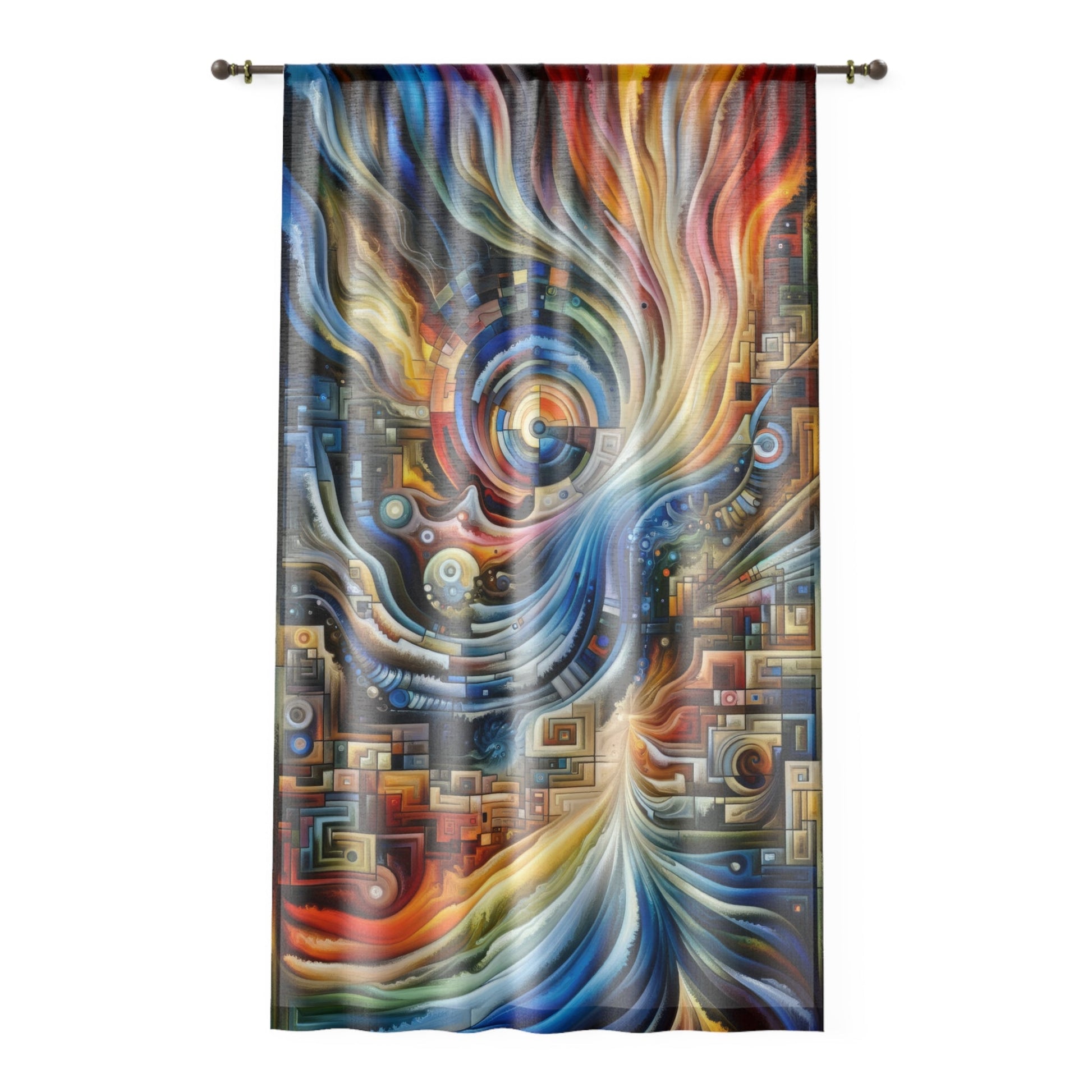Awakening Spiral Empowerment Window Curtain - ATUH.ART