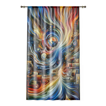 Awakening Spiral Empowerment Window Curtain - ATUH.ART