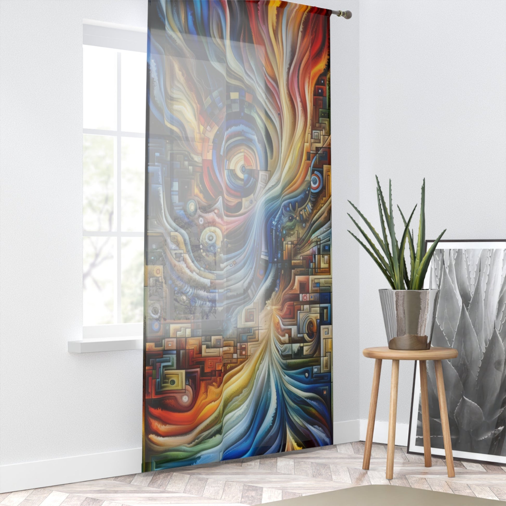 Awakening Spiral Empowerment Window Curtain - ATUH.ART