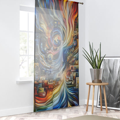 Awakening Spiral Empowerment Window Curtain - ATUH.ART